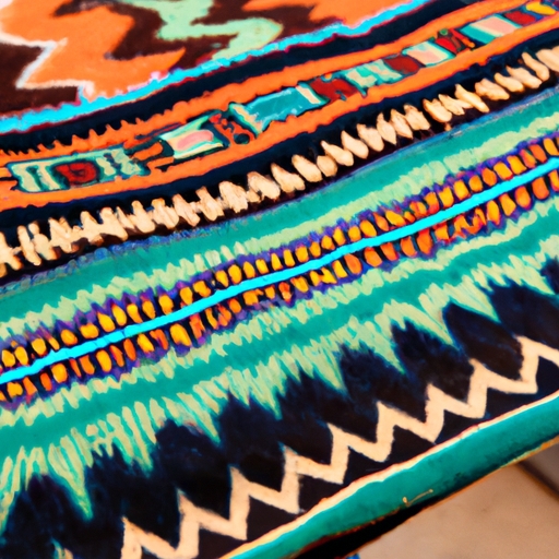 Navajo weaving furniture retail store